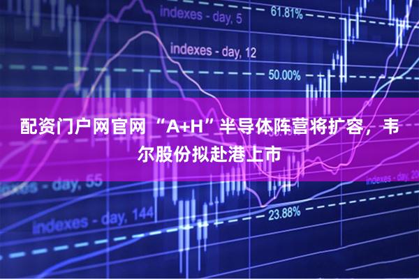 配资门户网官网 “A+H”半导体阵营将扩容，韦尔股份拟赴港上市
